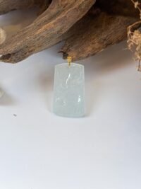 18K冰龙吊坠 Icy Dragon Jade Pendant