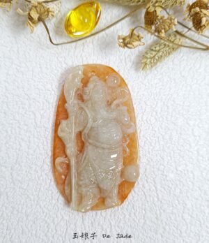 484047918_1227223578949012_1170911436460977491_n 红翡原皮关公吊坠 Red Original Skin Guan Gong Pendant