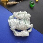 3D飘蓝花麒麟吊坠 Floating Blue Blossom Qilin Pendant