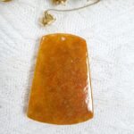 红翡原皮关公吊坠 Red Original Skin Guan Gong Pendant