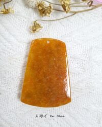 红翡原皮关公吊坠 Red Original Skin Guan Gong Pendant