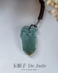 仿古盾牌龙吊坠 Antique Shield Western Dragon Pendant