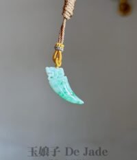 3D正阳绿龙牙貔貅吊坠 Dragon Tooth Pixiu Pendant