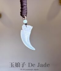 3D冰貔貅龙牙吊坠 Ice Pixiu Dragon Tooth Pendant