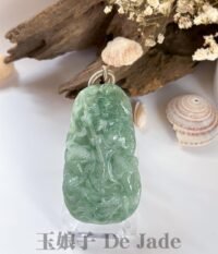 487690039_1240128400991863_5757573804589165072_n 苹果绿齐天大圣吊坠 Apple Green Monkey King Pendant