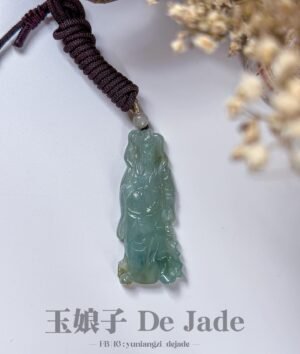 487706392_1239978131006890_2868769755940778403_n 冰晴底关公吊坠 Icy Sunny Green Guan Gong Pendant