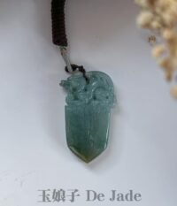 仿古盾牌龙吊坠 Antique Shield Western Dragon Pendant