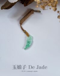 3D正阳绿龙牙貔貅吊坠 Dragon Tooth Pixiu Pendant