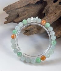 多宝翡翠手串 Multi-Color Jadeite Bracelet
