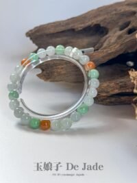 多宝翡翠手串 Multi-Color Jadeite Bracelet