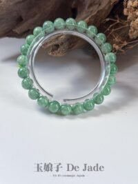 满绿翡翠手串 Full Green Jade Bracelet