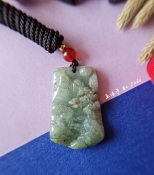 山水吊坠 Landscape Jade Pendant
