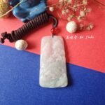 山水吊坠 Landscape Jade Pendant