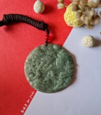 山水吊坠 Landscape Jade Pendant