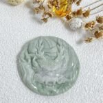 龙牌吊坠 Jadeite Dragon Pendant