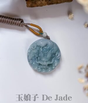 486608715_1239142447757125_7966820699412128026_n 蓝水龙牌吊坠 Blue Water Jade Dragon Pendant
