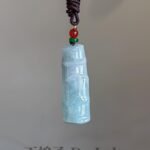 竹节翡翠吊坠 Bamboo Jade Pendant