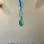 辣阳绿羽毛吊坠 Green Feather Jade Pendant