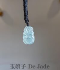 487479388_1240185904319446_5291019760757157973_n 冰件猴子翡翠吊坠 Icy Jade Monkey Pendant