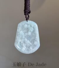 冰件喜上眉梢翡翠吊坠 Ice“Happiness at the Eyebrows” Jade Pendant