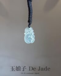487554147_1240185917652778_4390323667115345716_n 冰件猴子翡翠吊坠 Icy Jade Monkey Pendant