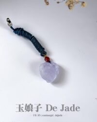 紫翡寿桃吊坠 Purple Jade Peach Pendant