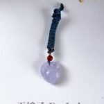 紫翡寿桃吊坠 Purple Jade Peach Pendant