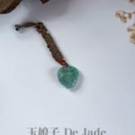 苹果绿寿桃吊坠 Apple Green Peach Pendant