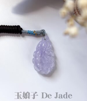 488204805_1239478504390186_4468058495518935029_n 紫翡白菜吊坠 Purple Jade Cabbage Pendant