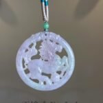 春彩马吊坠 Spring Color Jade Horse Pendant