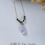 紫翡葫芦吊坠 Purple Jade Gourd Pendant