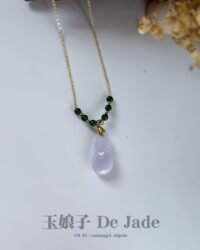 紫翡葫芦吊坠 Purple Jade Gourd Pendant