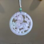 春彩马吊坠 Spring Color Jade Horse Pendant