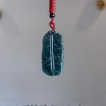 488493237_1244334163904620_7814203694296132704_n 危料蓝水竹节翡翠吊坠 Guatemala Blue Jadeite Bamboo Pendant