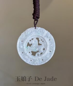 488647985_1242600014078035_8539976599821444630_n 3D灵动马吊坠 Rotating Horse Jade Pendant
