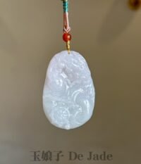 春彩文书龙吊坠 Spring Color Scholar Dragon Pendant