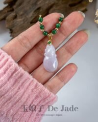 紫翡葫芦吊坠 Purple Jade Gourd Pendant