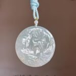 鹿踏雪翡翠吊坠 Deer Jadeite Pendant