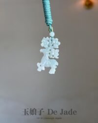 3D梅花鹿翡翠吊坠 Deer Jade Pendant