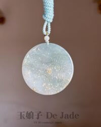 鹿踏雪翡翠吊坠 Deer Jadeite Pendant