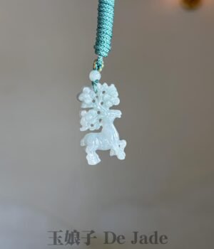 489823421_1249428340061869_6671215114115962182_n 3D梅花鹿翡翠吊坠 Deer Jade Pendant