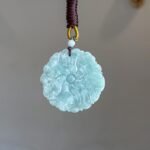莲花翡翠吊坠 Lotus Jade Pendant