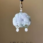 3D如意锁龙牌吊坠 Ruyi Lock Dragon Pendant