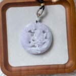 491413540_1254315189573184_8531159805006487384_n 春彩荷叶鱼吊坠 Spring Color Lotus & Fish Jade Pendant