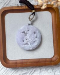 491413540_1254315189573184_8531159805006487384_n 春彩荷叶鱼吊坠 Spring Color Lotus & Fish Jade Pendant