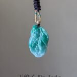 绿叶子翡翠吊坠 Green Leaf Jade Pendant