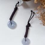 烟熏紫平安扣吊坠 Smoky Purple Jadeite Peace Pendant