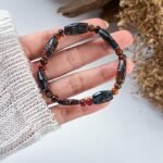 翁珀天珠手串 Amber Dzi Bead Bracelet