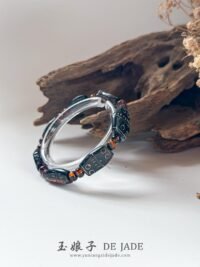 翁珀天珠手串 Amber Dzi Bead Bracelet