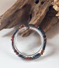 翁珀天珠手串 Amber Dzi Bead Bracelet